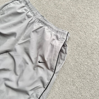 RARE 2000s Baggy Nike Trackpants Grey - (S)