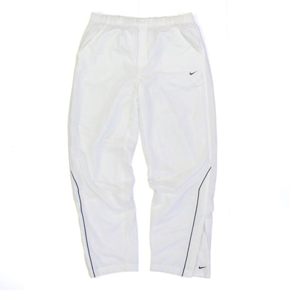 SUPER RARE 2000s Nike Trackpants White *PREMIUM* - (L)