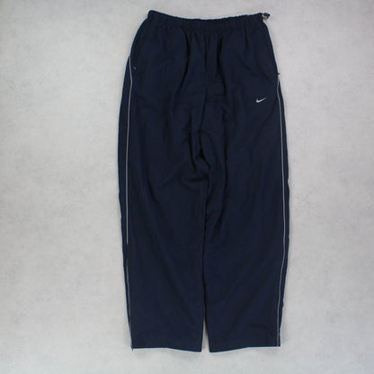 RARE 00s Nike Trackpants Navy - (L)