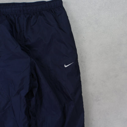 SUPER RARE 00s Nike Trackpants Navy - (S)