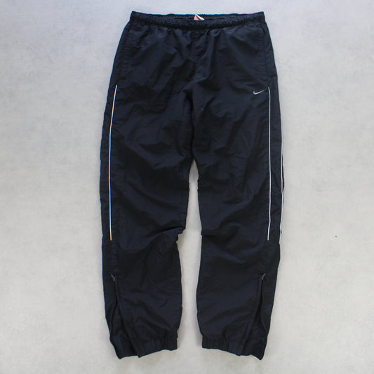 RARE 2000s Nike Trackpants Black - (M)