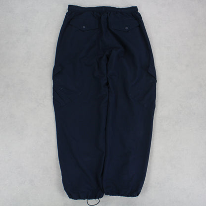 RARE 00s Nike Cargo Trackpants Navy - (S)