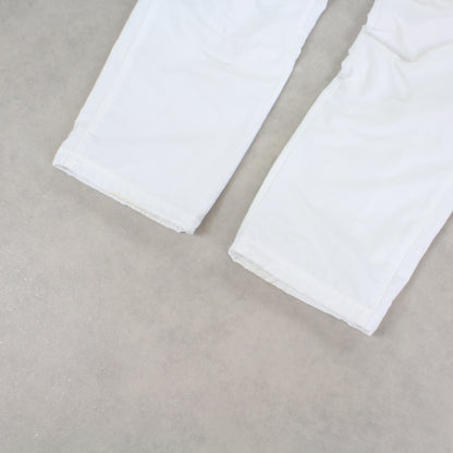 RARE 2000s Nike Trackpants White - (M)