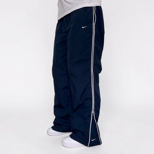 SUPER RARE 2000s Baggy Nike Trackpants Navy - (XL)
