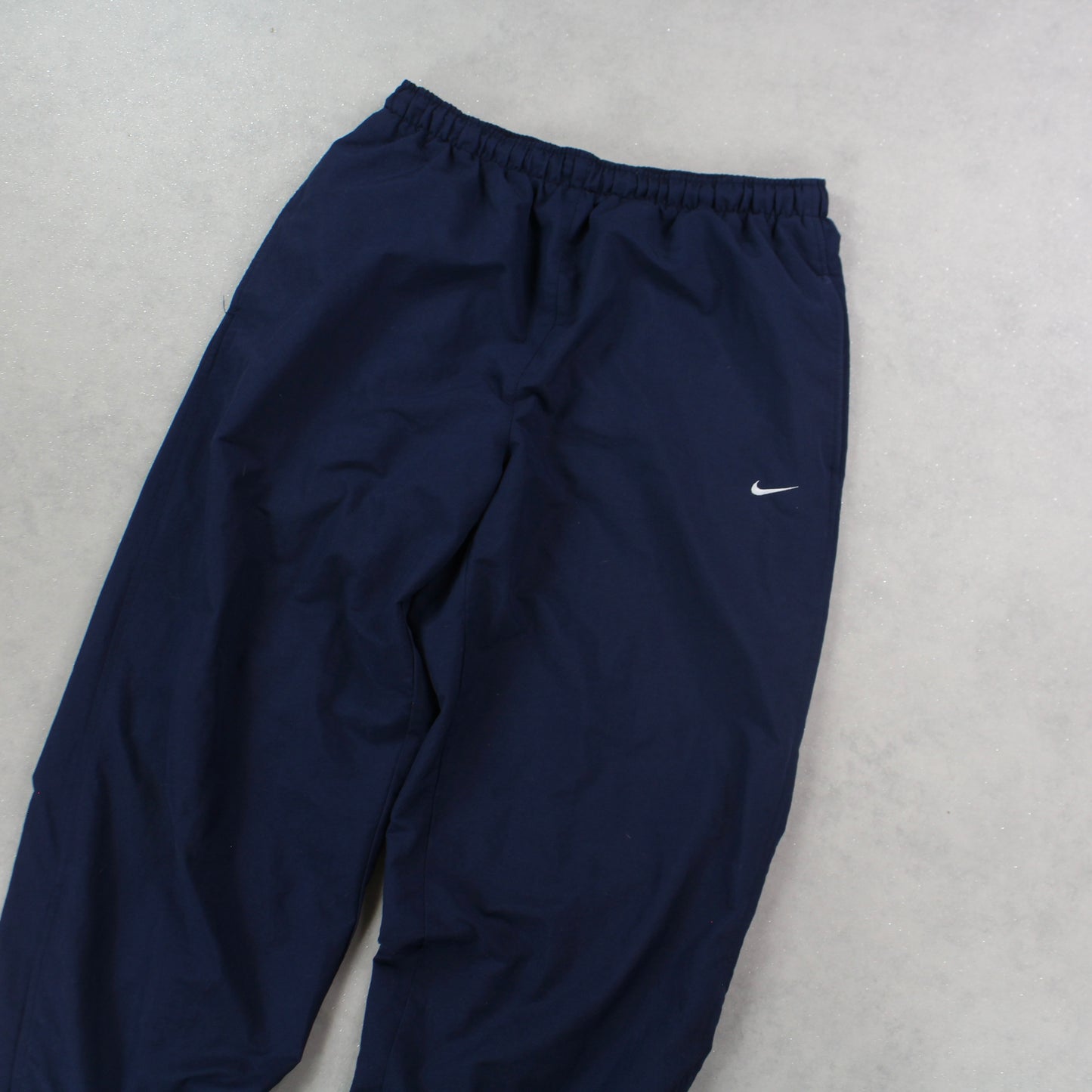 RARE 00s Baggy Nike Trackpants Navy - (L)