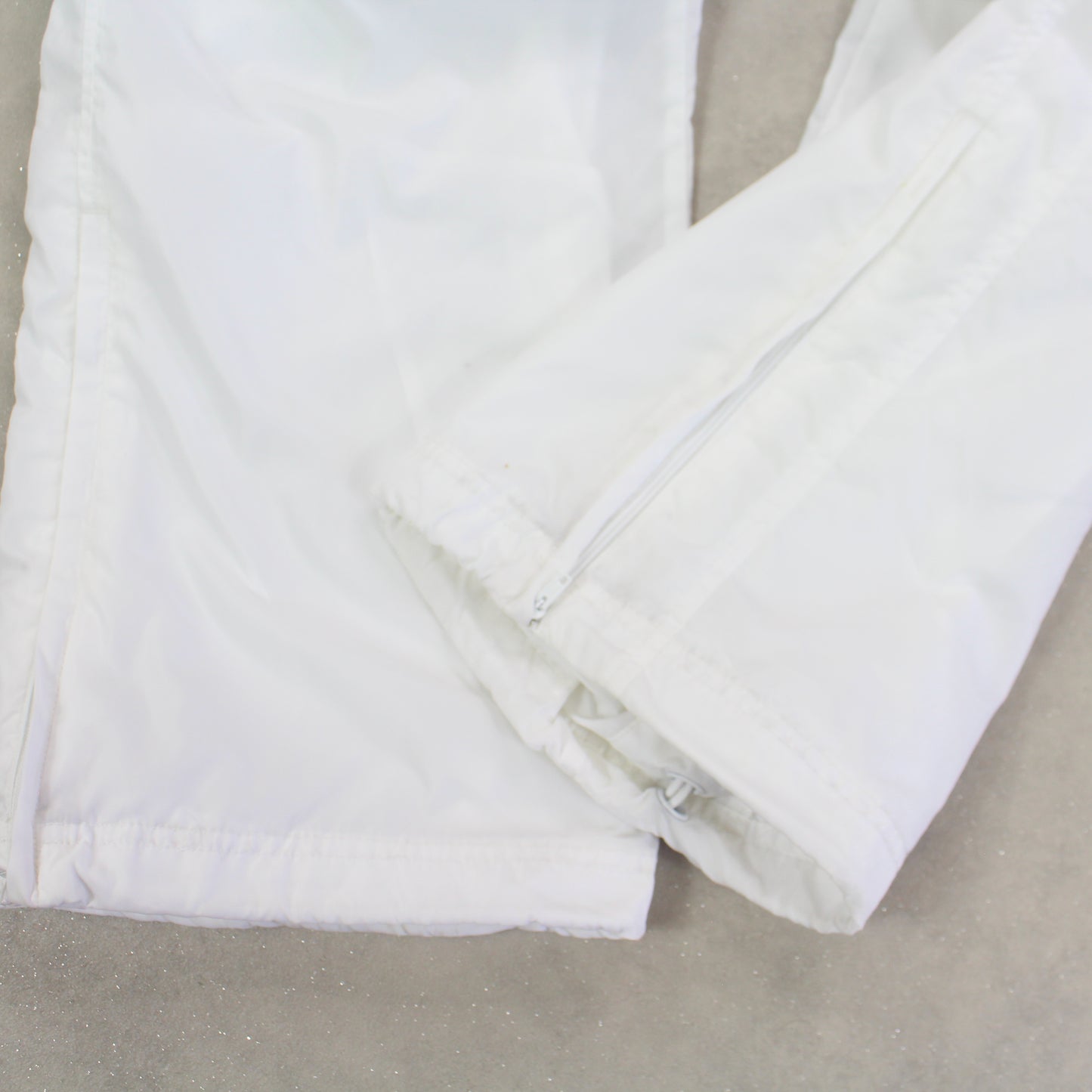 SUPER RARE 2000s Nike Trackpants White - (L)