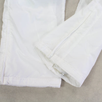 SUPER RARE 2000s Nike Trackpants White - (L)