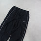 RARE 00s Nike Trackpants Black - (M)