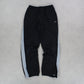 SUPER RARE 00s Nike Trackpants Black - (S)