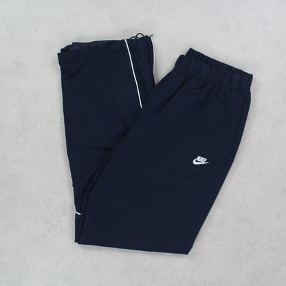 RARE Vintage 00s Nike Trackpants Navy - (S)