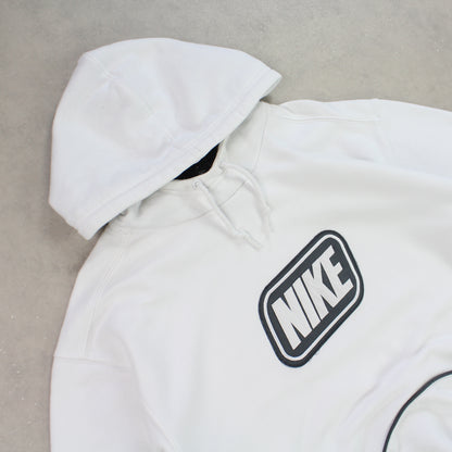 SUPER RARE 00s Nike Hoodie White - (L)