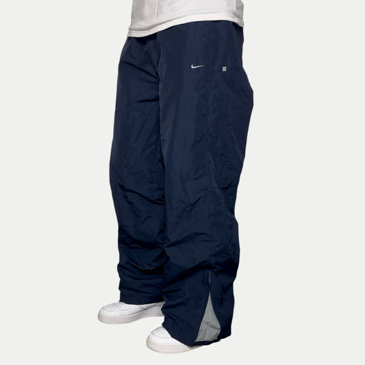 RARE 2000s Baggy Nike Shox Trackpants Navy - (L)