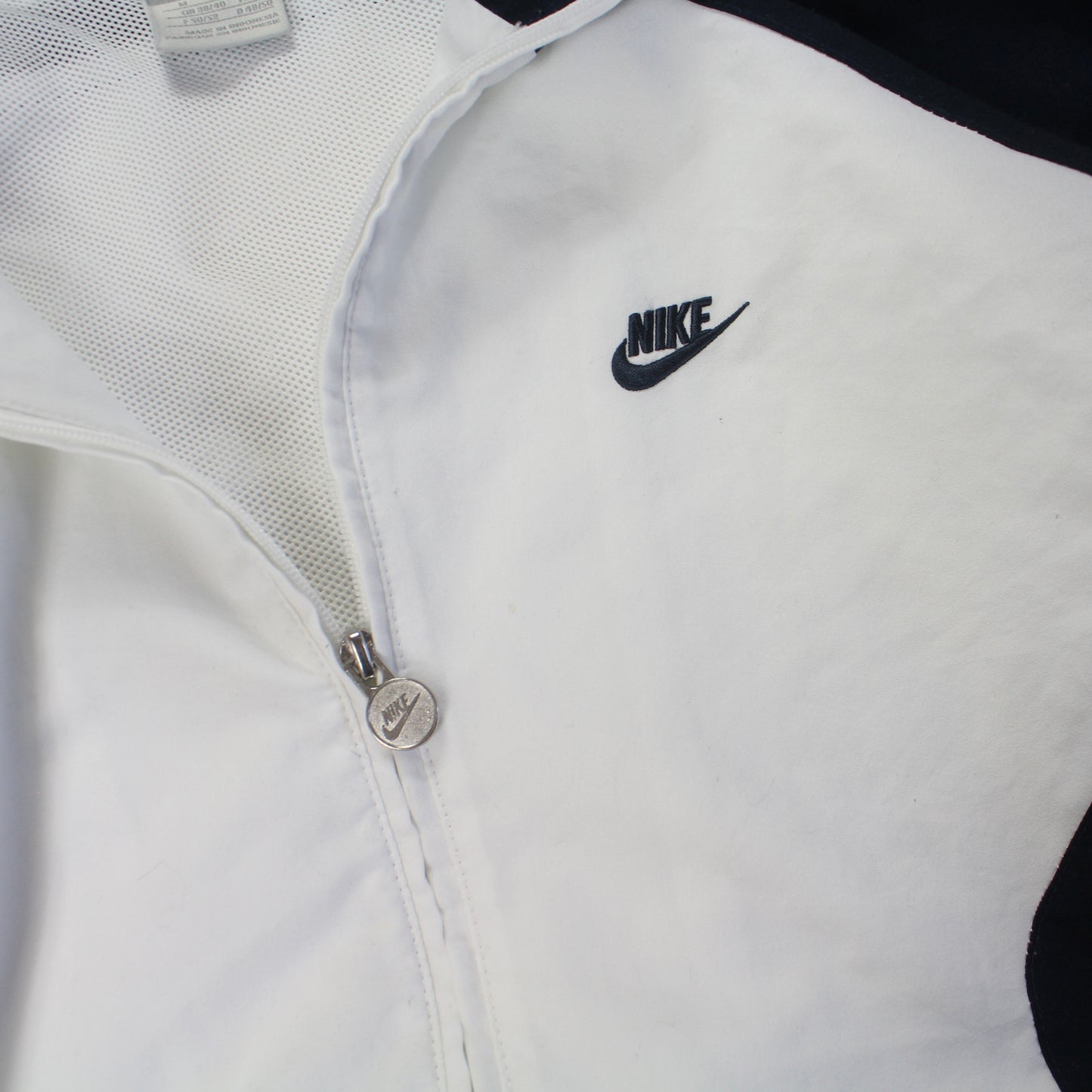 RARE 2000s Nike Track Jacket White - (M)