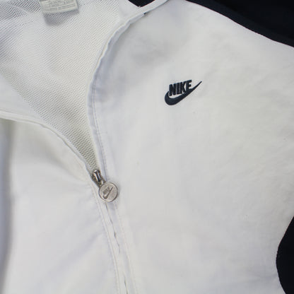 RARE 2000s Nike Track Jacket White - (M)
