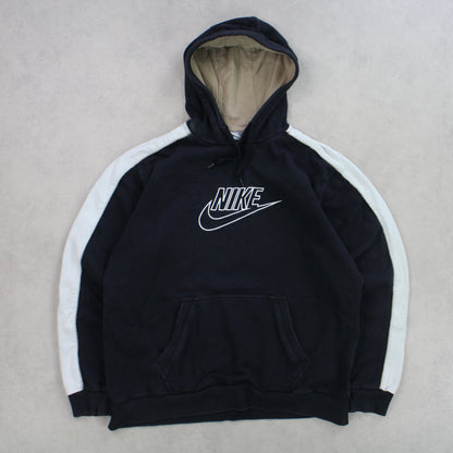 RARE Vintage 00s Nike Hoodie Black - (L)