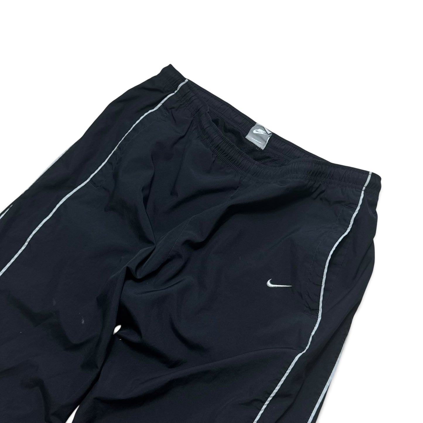 RARE 2000s Baggy Nike Trackpants Black - (M)