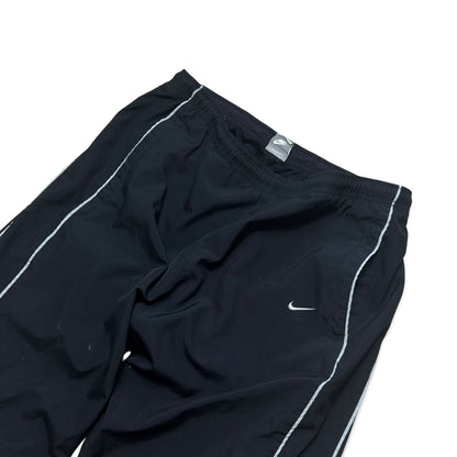RARE 2000s Baggy Nike Trackpants Black - (M)