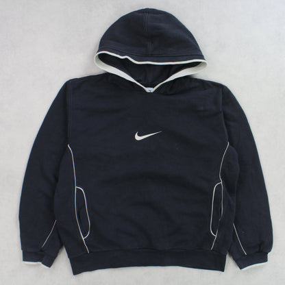 RARE Vintage 00s Nike Hoodie Black - (L)