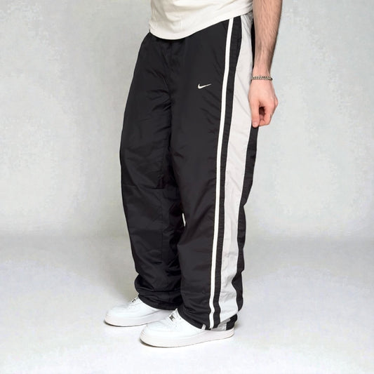 RARE 2000s Nike Trackpants Black - (L)