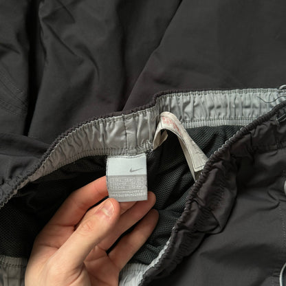 RARE 2000s Nike Shox Trackpants Grey - (L)