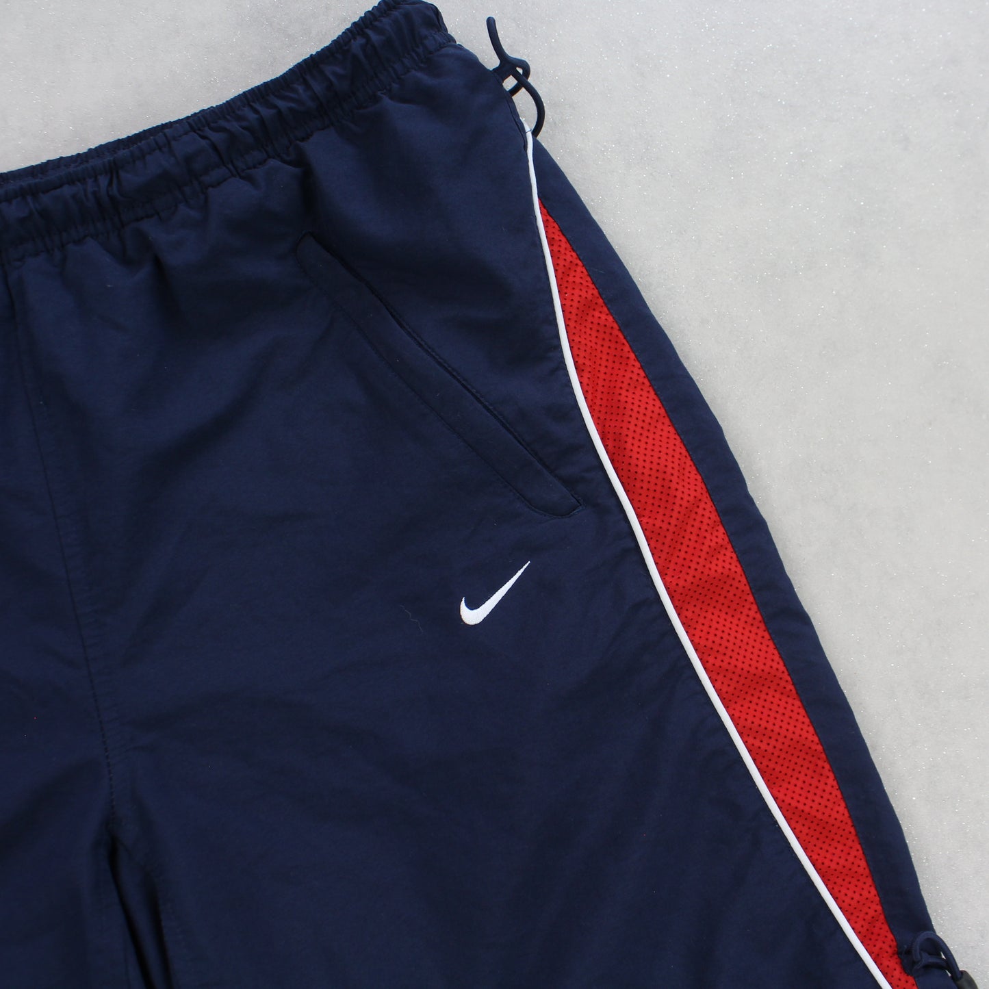 RARE 2000s Nike Track Shorts Navy - (L)