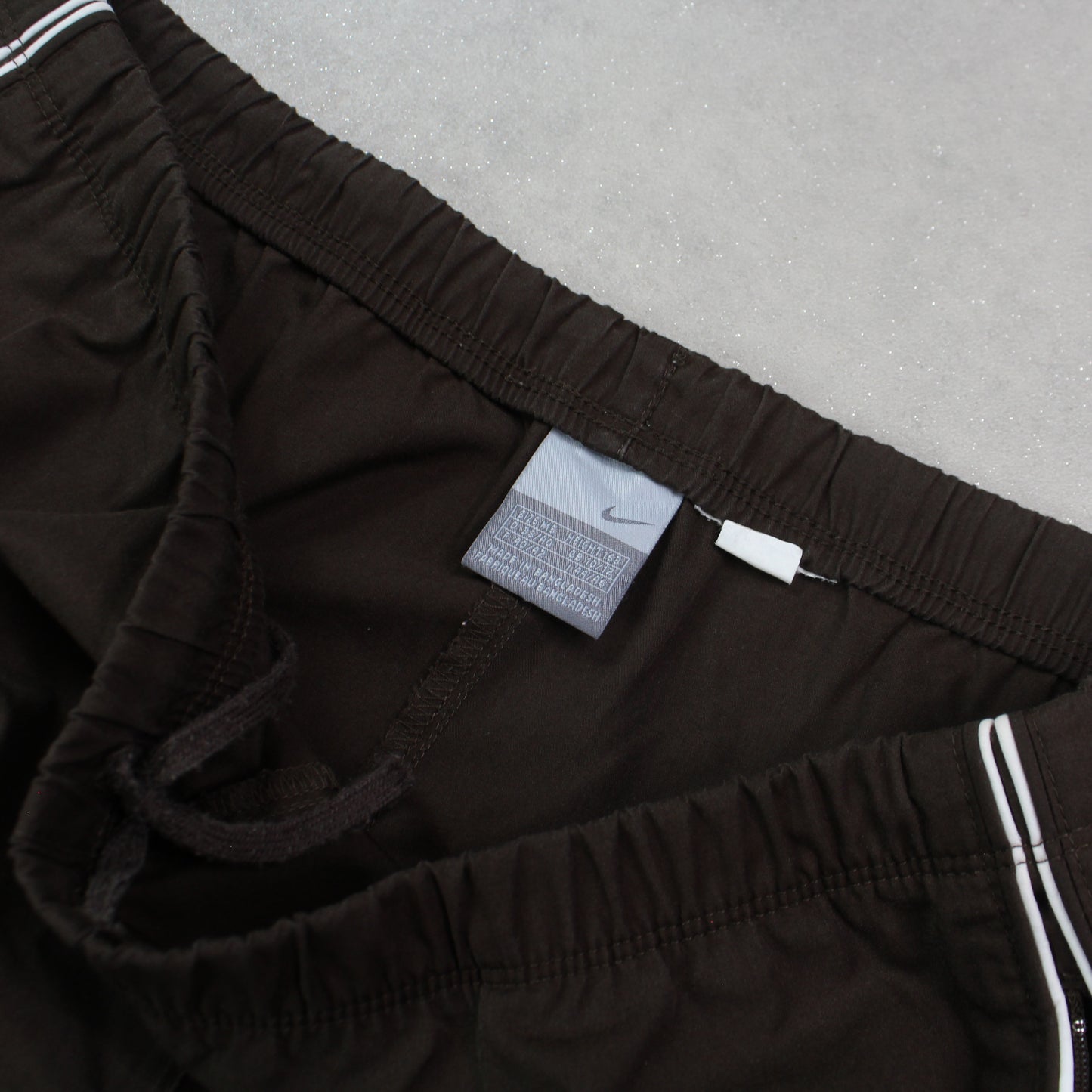 SUPER RARE 00s Nike Trackpants Brown - (S)