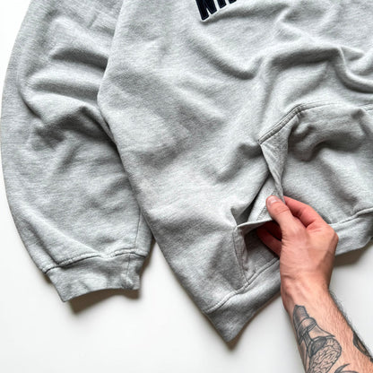 RARE 2000s Nike Hoodie Grey - (L)
