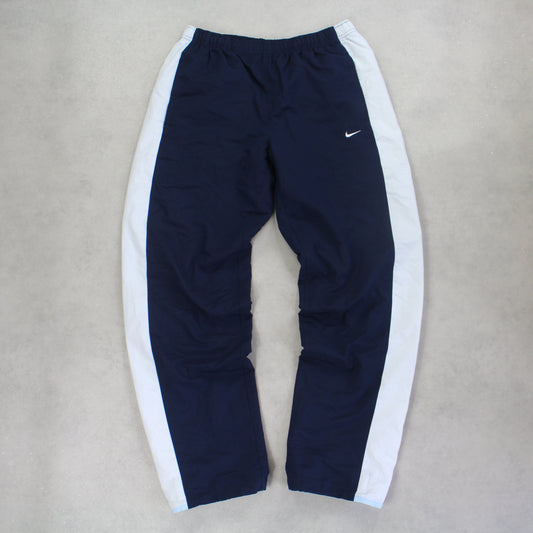 RARE 2000s Nike Trackpants Navy - (L)