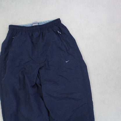 RARE 00s Nike Trackpants Navy - (S)