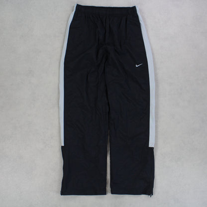 RARE 00s Nike Trackpants Black - (S)