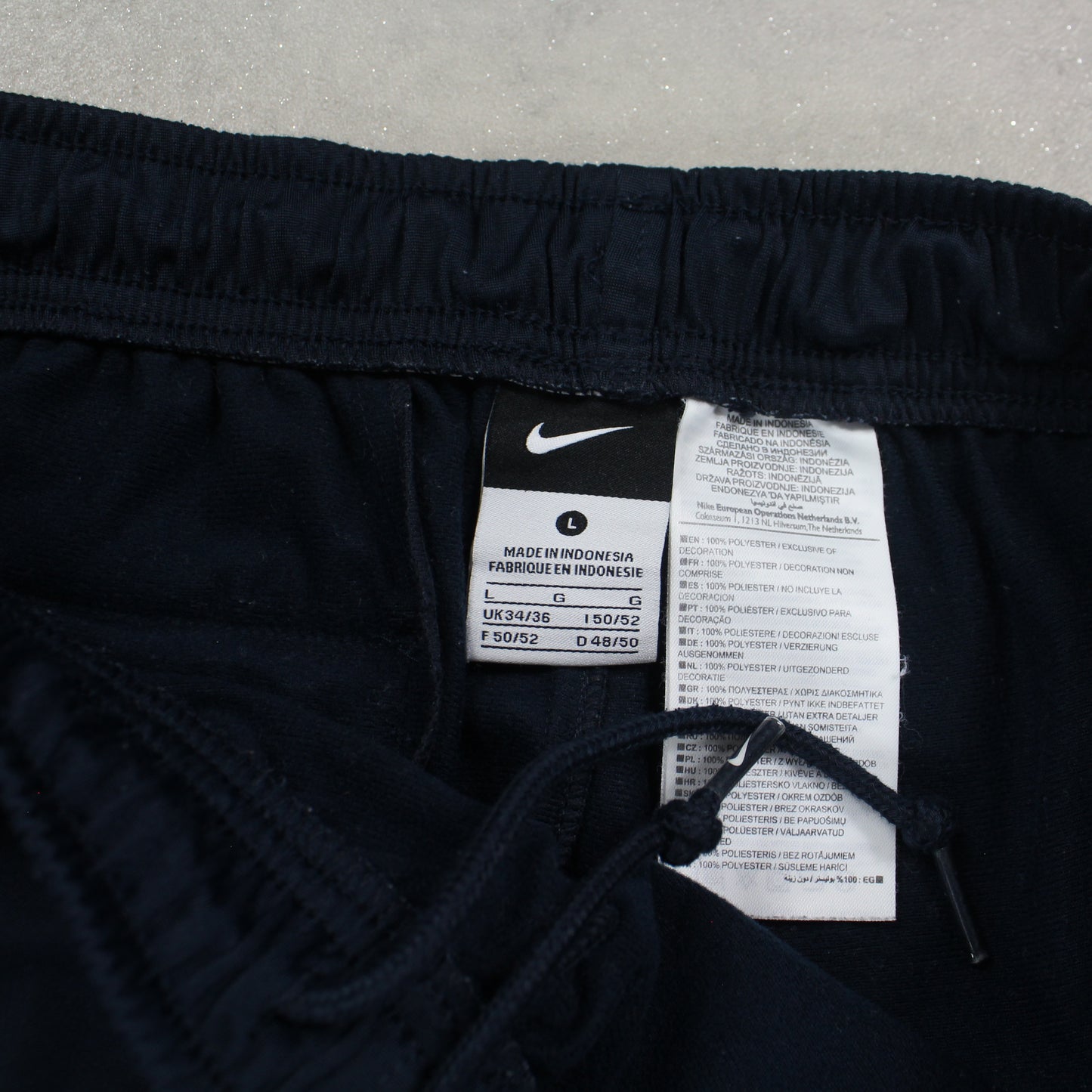 RARE 2000s Nike Trackpants Navy - (L)