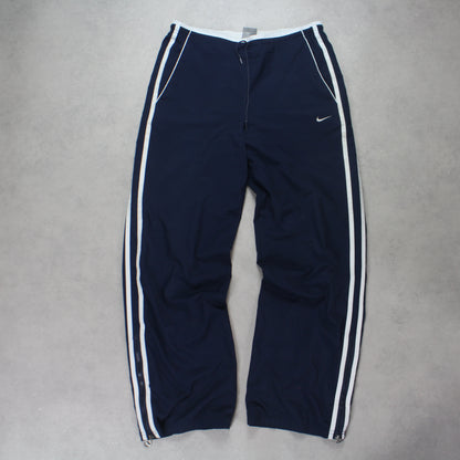 RARE 2000s Nike Trackpants Navy - (S)