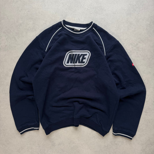 RARE 2000s Nike Sweatshirt Navy - (M)