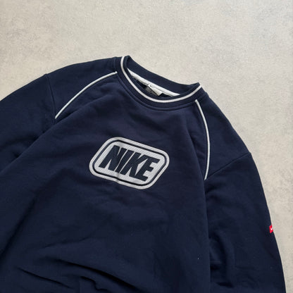 RARE 2000s Nike Sweatshirt Navy - (M)