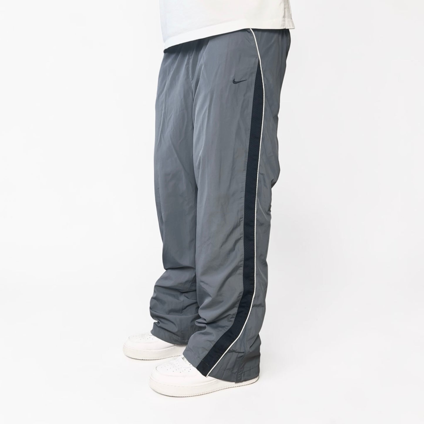 RARE 2000s Nike Trackpants Blue - (L)