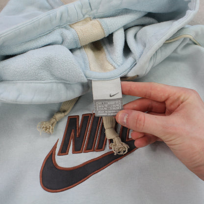 RARE 00s Nike Hoodie Light Blue - (S)