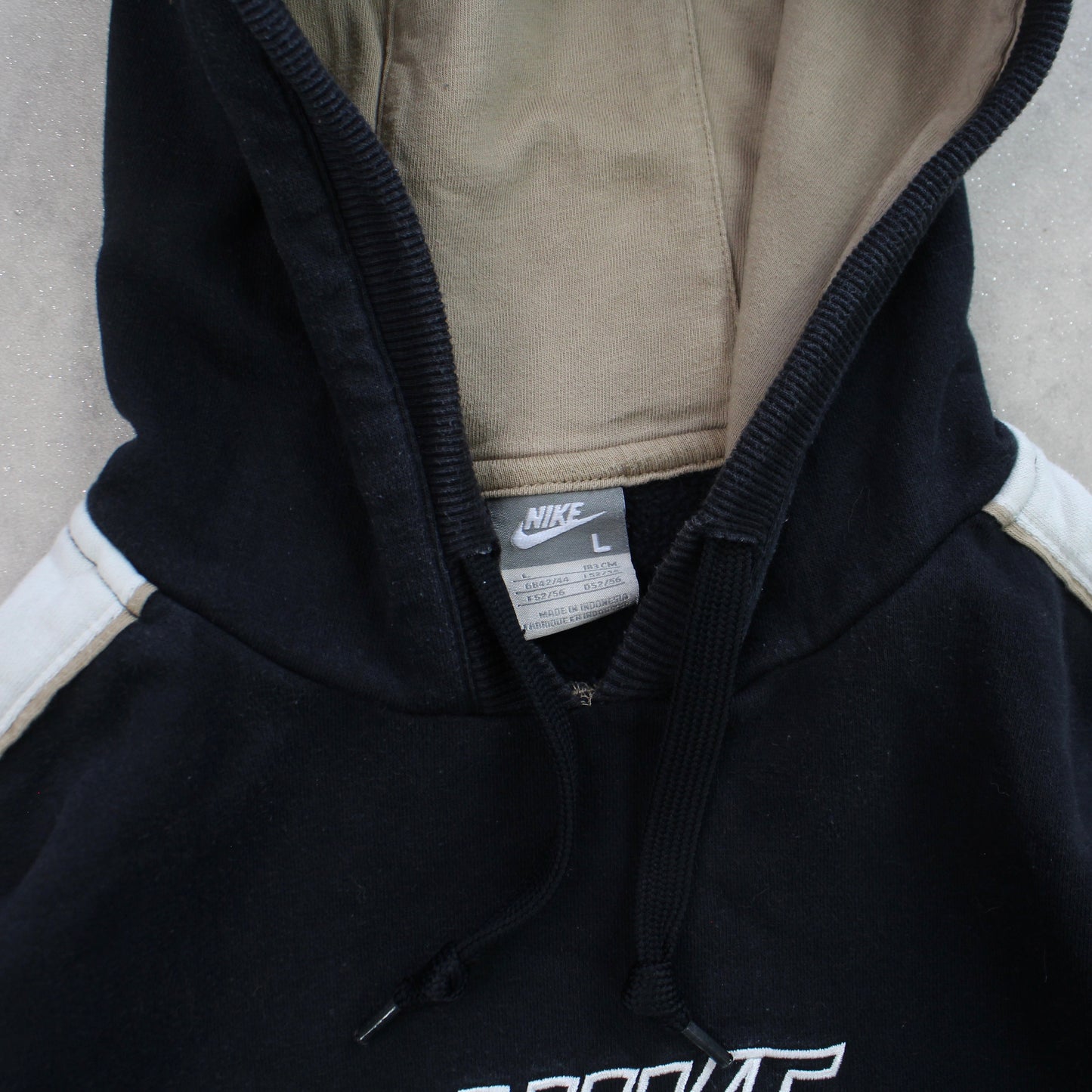 RARE Vintage 00s Nike Hoodie Black - (L)