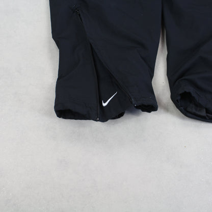 RARE Vintage 00s Nike Trackpants Black - (S)