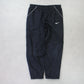 RARE 00s Nike Trackpants Black - (L)