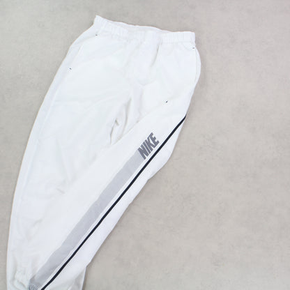 SUPER RARE 00s Nike Trackpants White - (M)