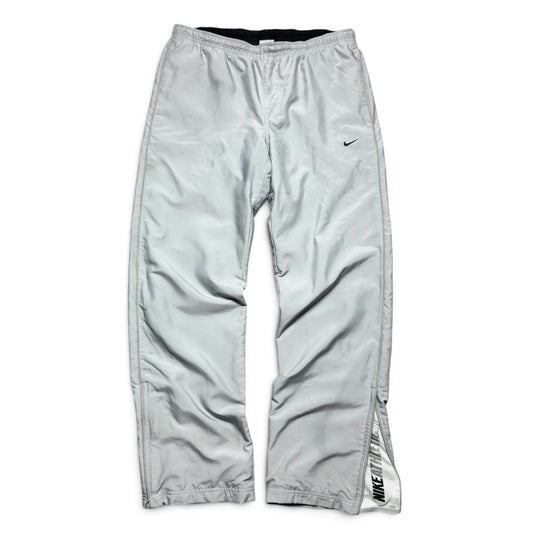 RARE 2000s Baggy Nike Trackpants Grey - (M)