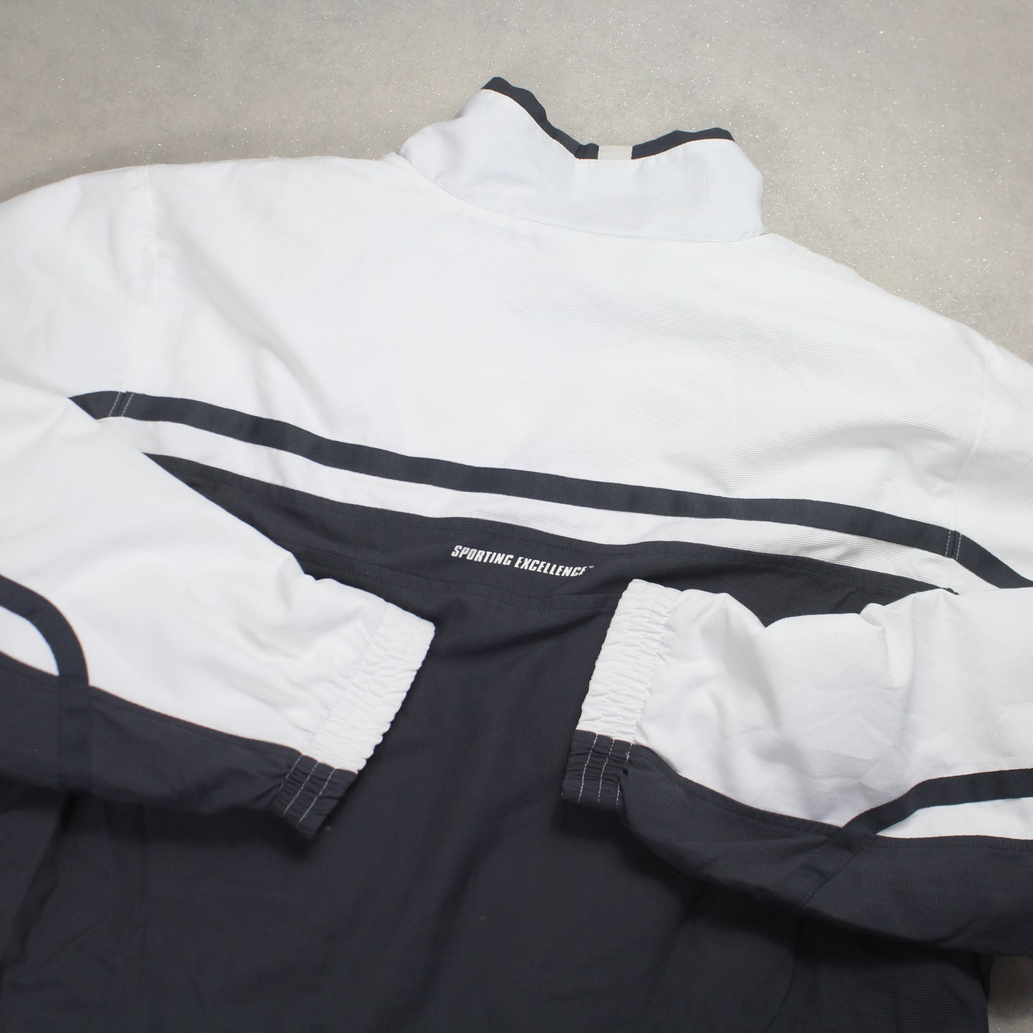 RARE 2000s Nike Track Jacket White - (XL)