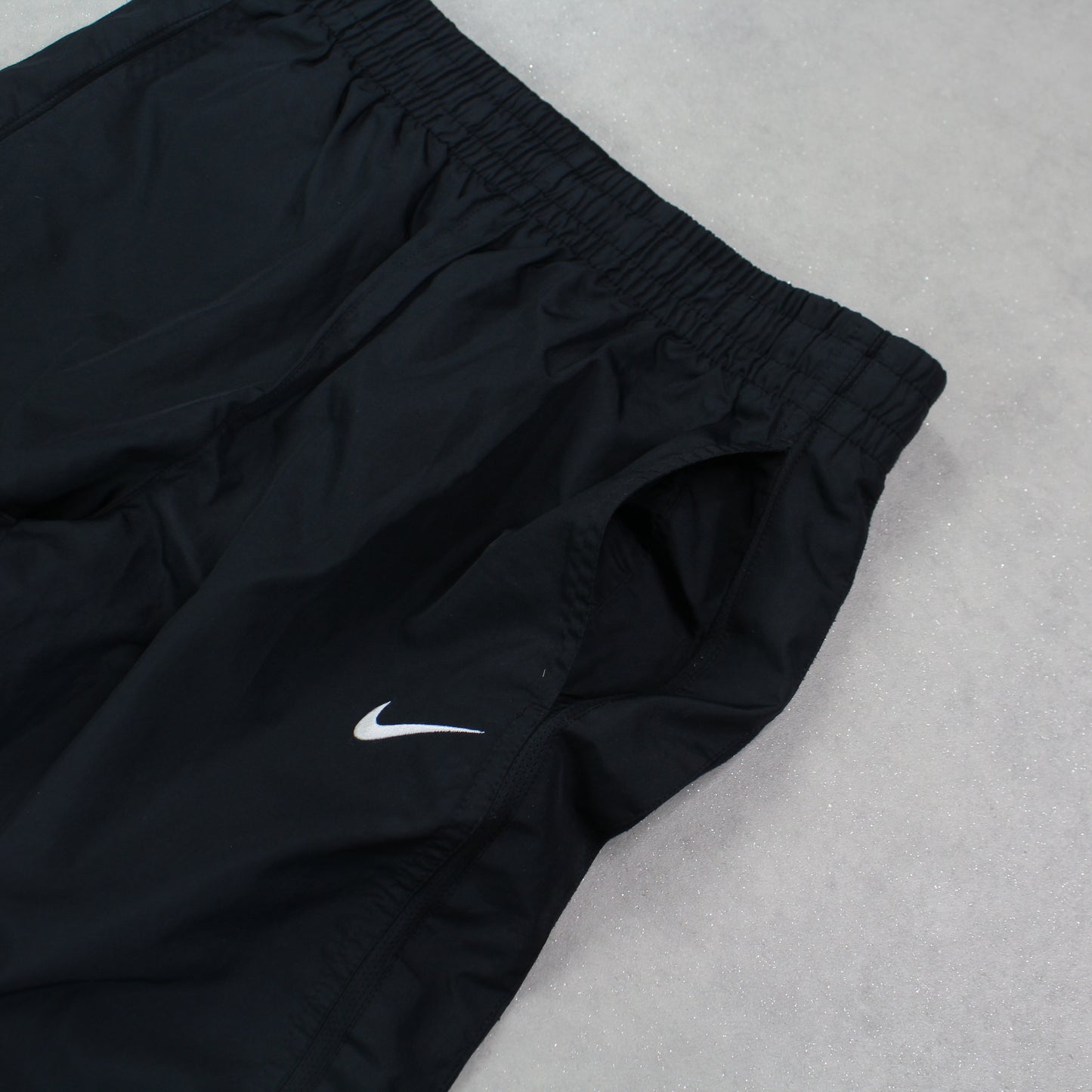 RARE 00s Nike Trackpants Black - (S)