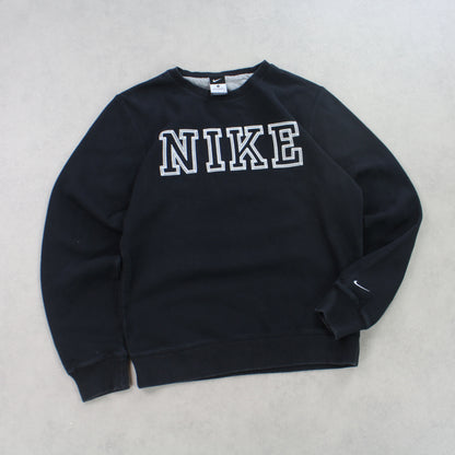 SELTENES Nike-Sweatshirt aus den 2000ern, Schwarz – (S)