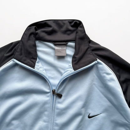 SUPER RARE 2000s Nike Track Jacket Baby Blue - (L)