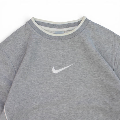 RARE 2000s Nike Sweatshirt Grey - (S)