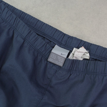 SUPER RARE 00s Nike Trackpants Blue - (L)
