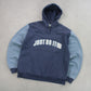 SUPER RARE 00s Nike Hoodie Blue - (XL)