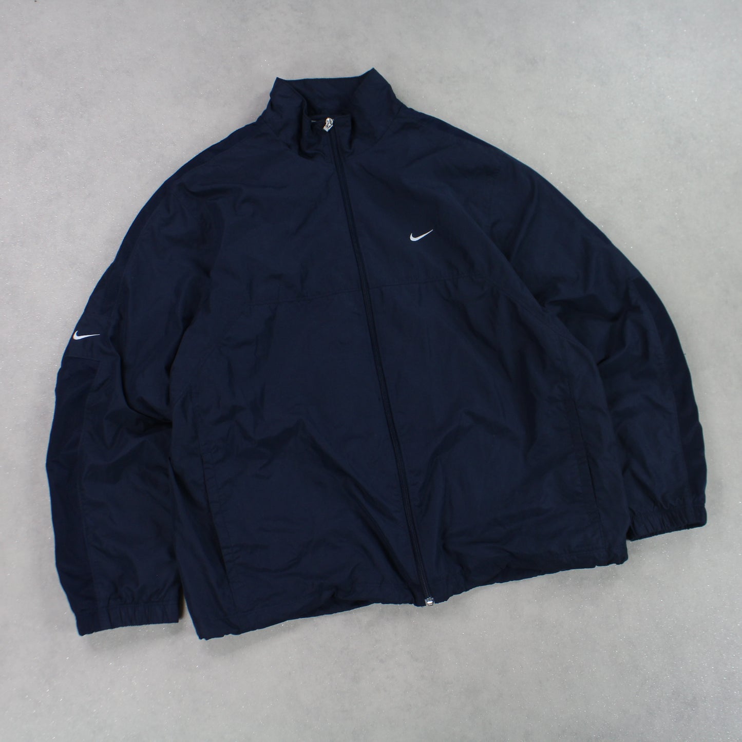 RARE 00s Nike Track Jacket Navy - (L)