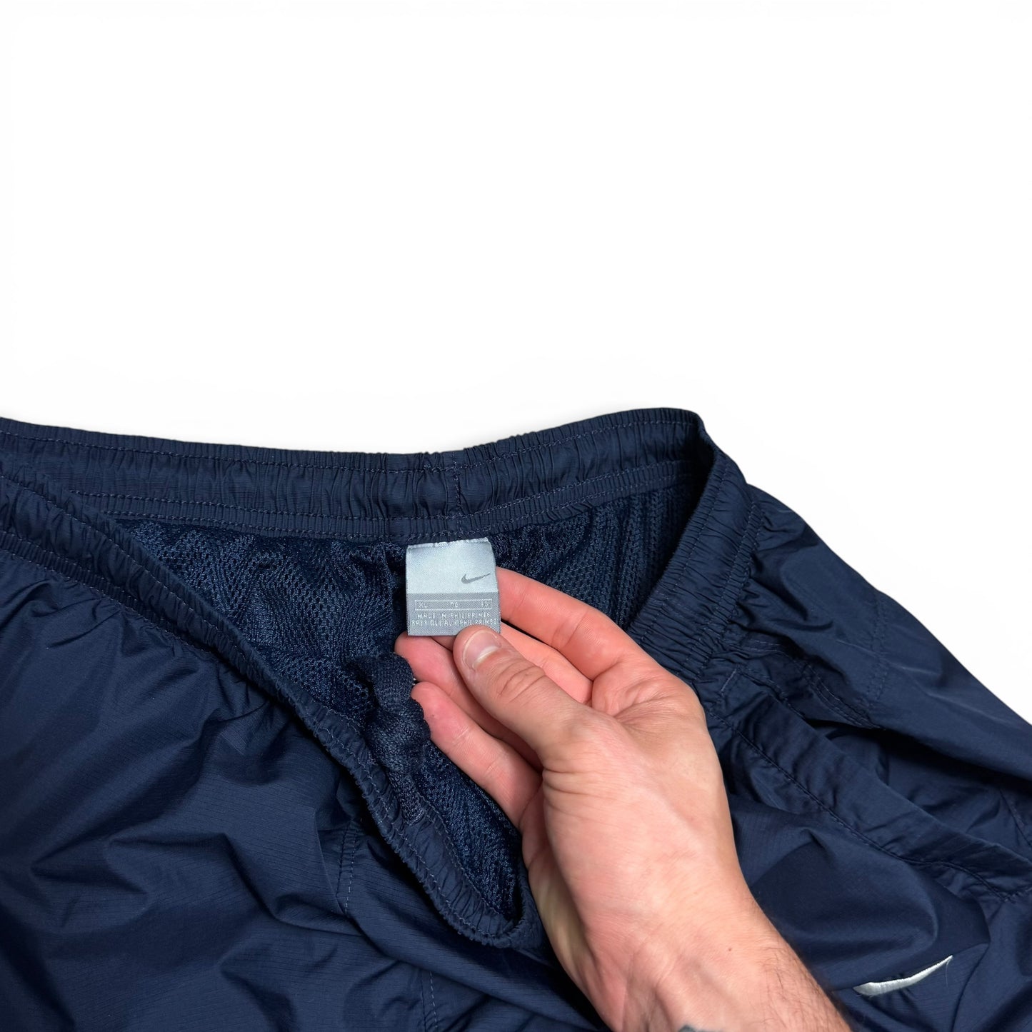 RARE 2000s Baggy Nike Trackpants Navy - (L)